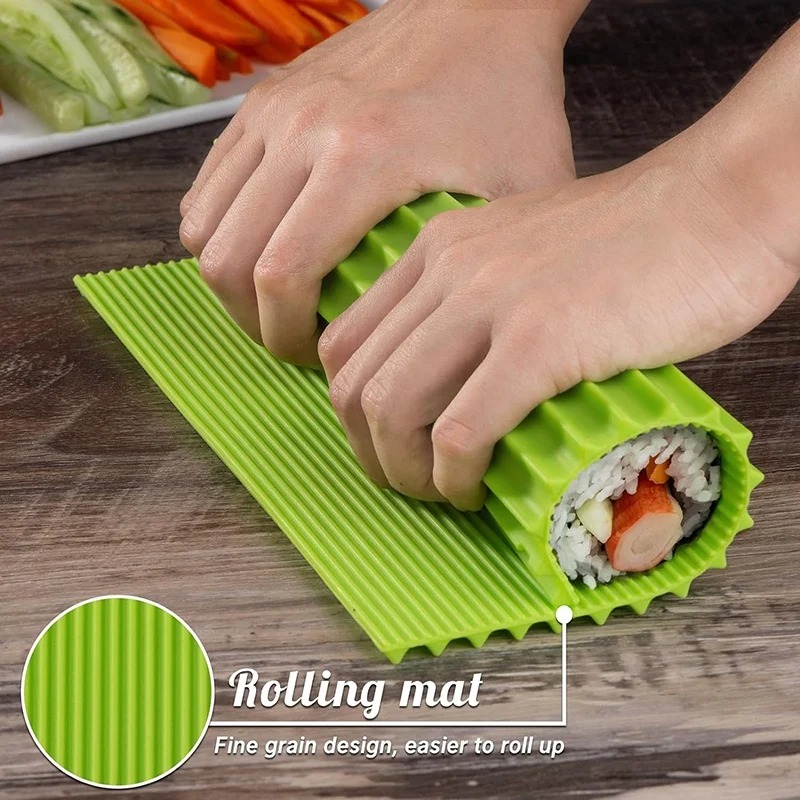 Silicone Hand Roll Sushi Rolli - Sushi Making Kit 评论和价格