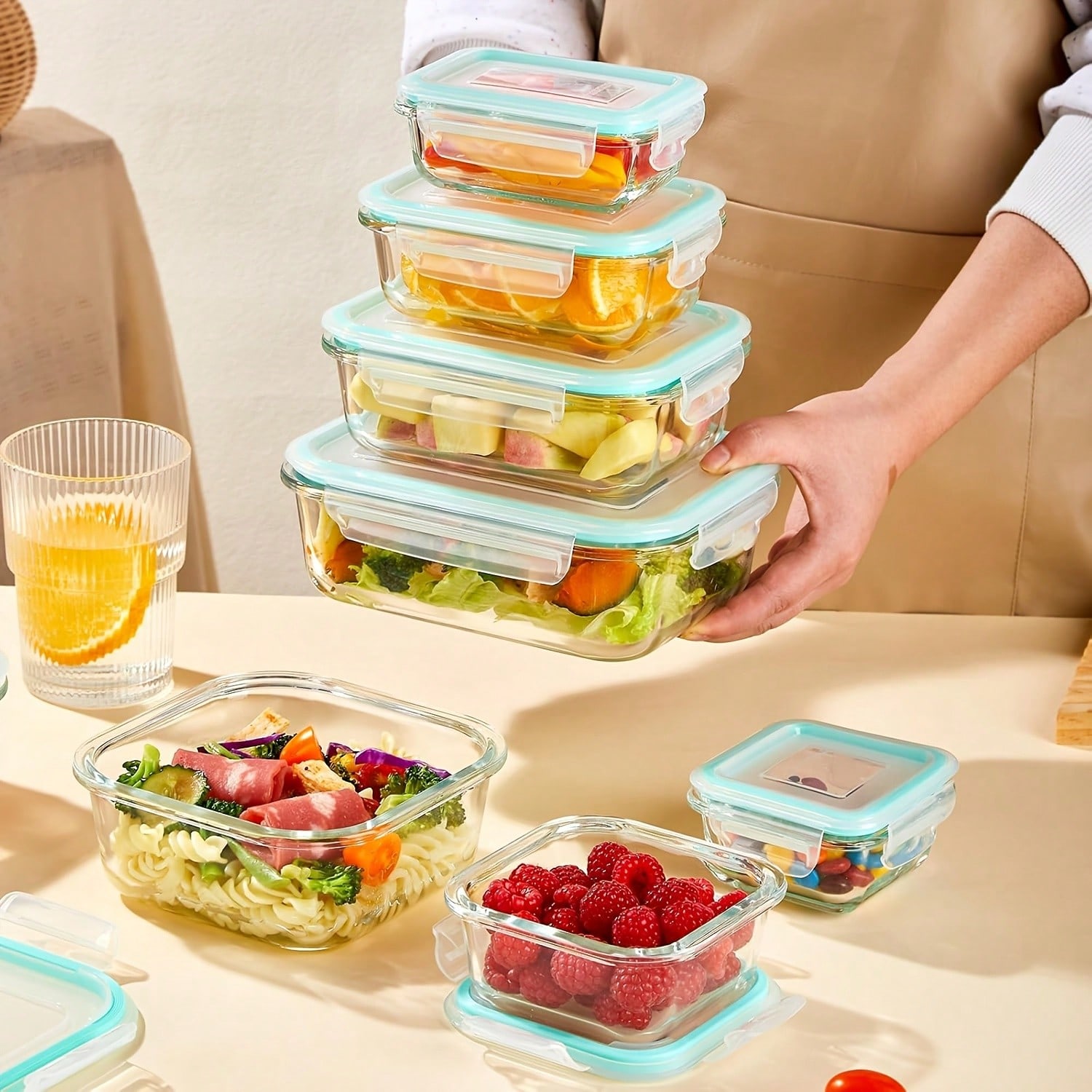 20pcs Sealed Glass Food Storag - Bento Box 评论和价格