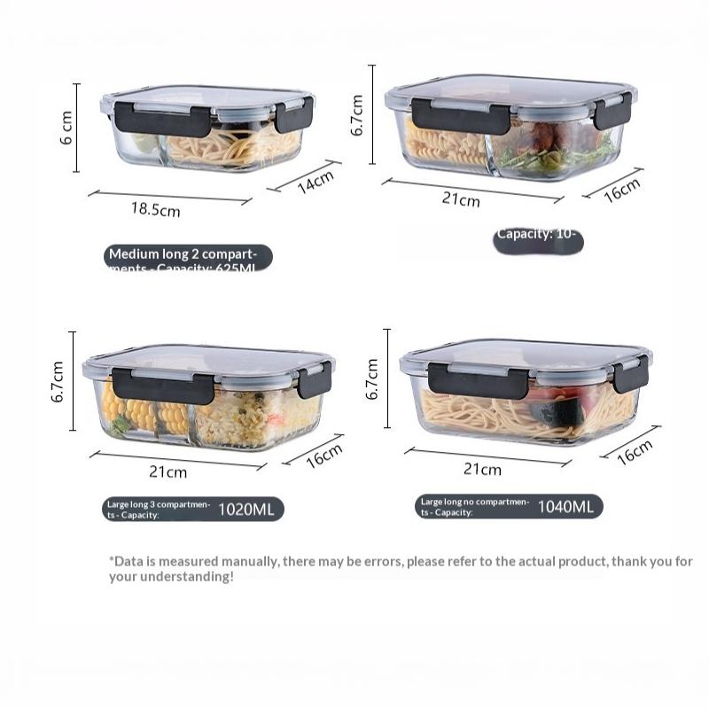 Leak Proof Glass Food Storage  - Bento Box 评论和价格