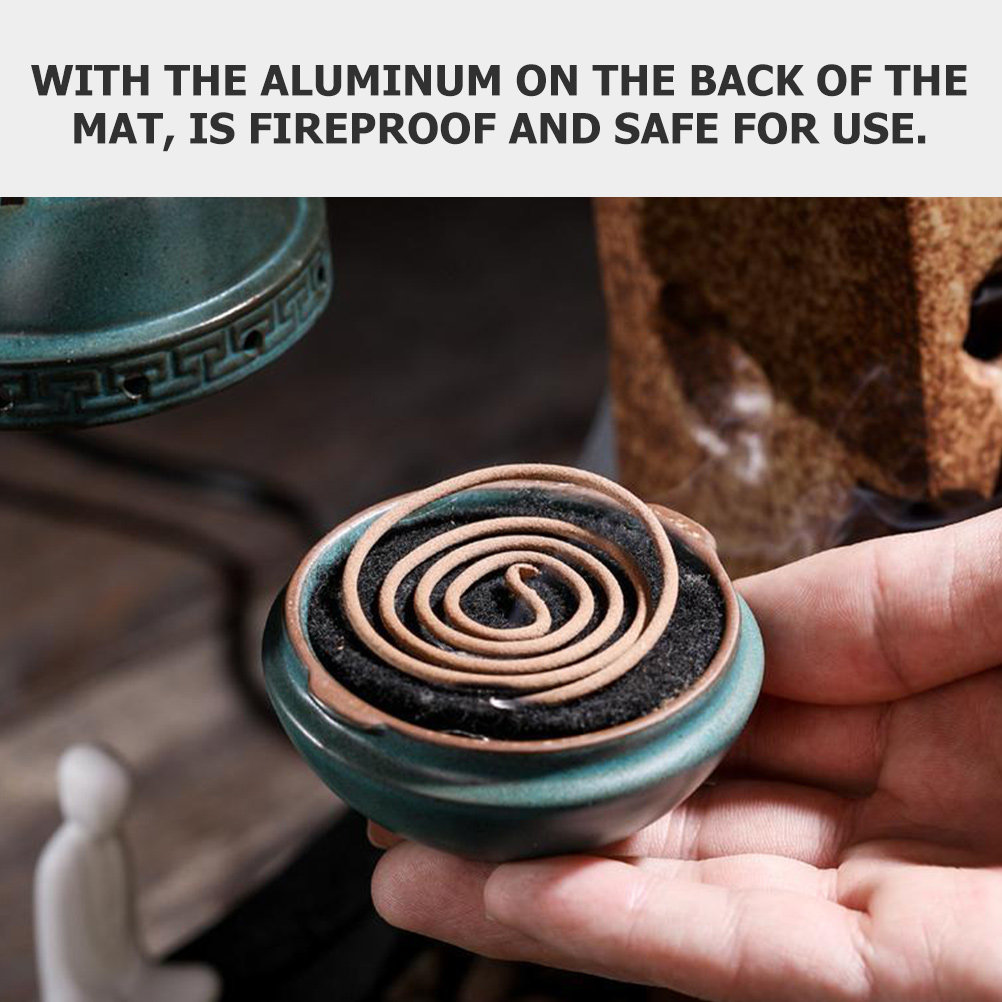 10Pcs Fireproof Burner Insulat - Incense Holder 评论和价格