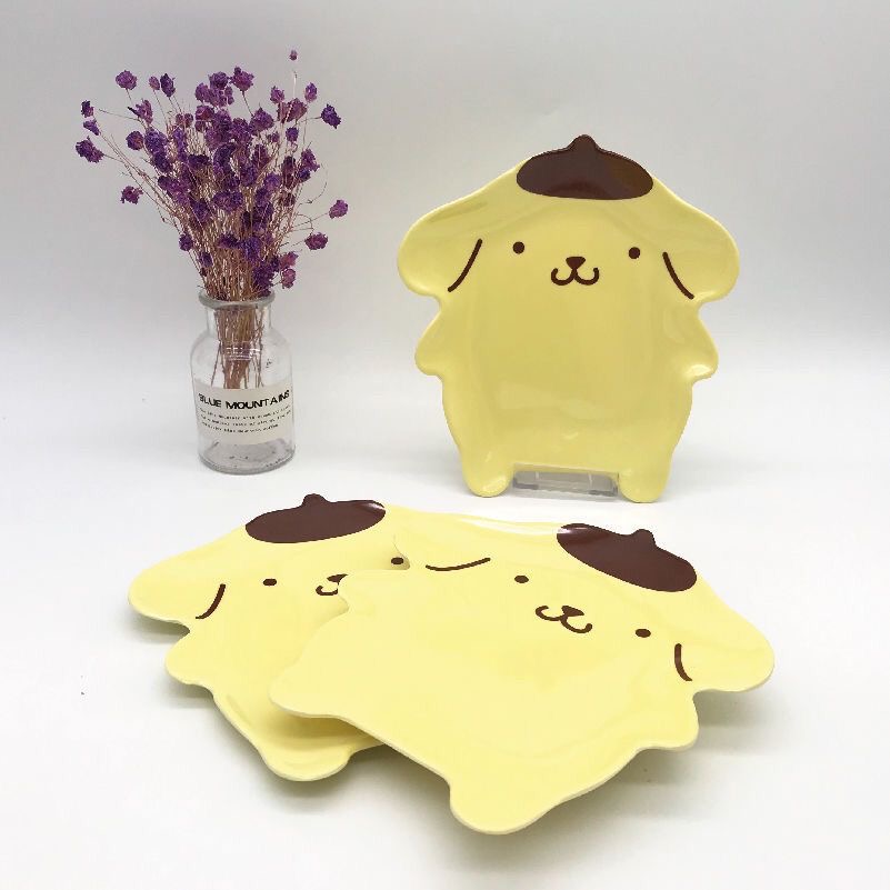 Kawaii Pompompurin Shaped Plat - Japanese Snacks 评论和价格