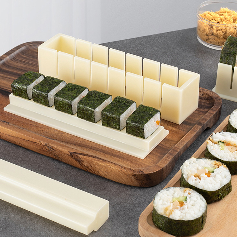 3pcs/set Square Heart-shaped S - Sushi Making Kit 评论和价格