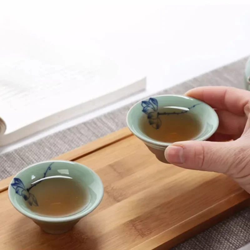 1pc Hand-painted Open Slice Ic - Japanese Pottery 评论和价格